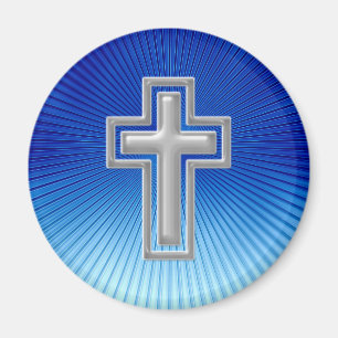 Aimant Croix religieuse   Christian