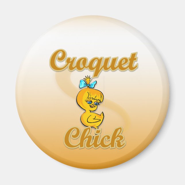 Aimant Croquet Chick (Devant)