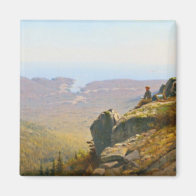 Aimant Croquis au mont par Sanford Robinson Gifford (Devant)