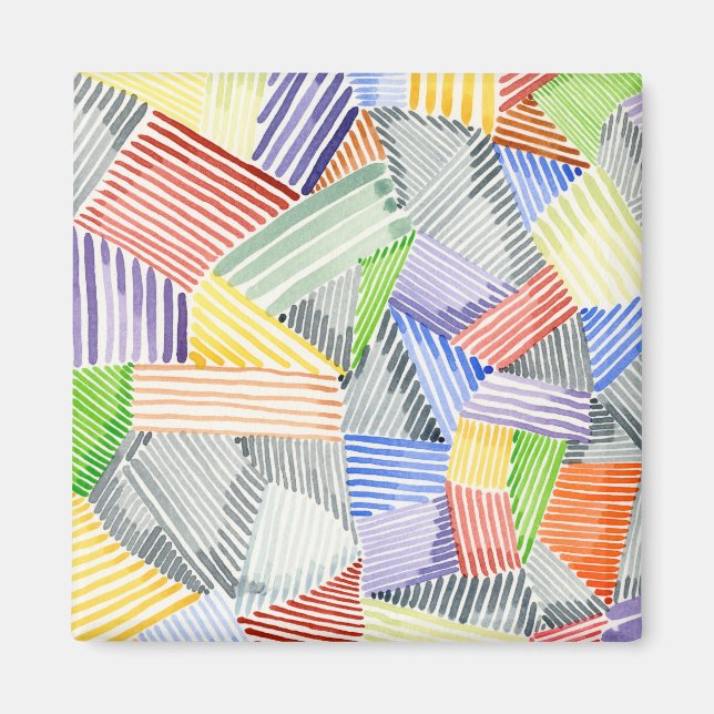 Aimant Crosshatch Quilt I (Devant)