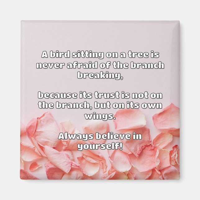 Aimant Croyance Empath Citation d'encouragement positif (Devant)