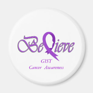 Aimant Croyez le "pourpre - articles de cadeau "