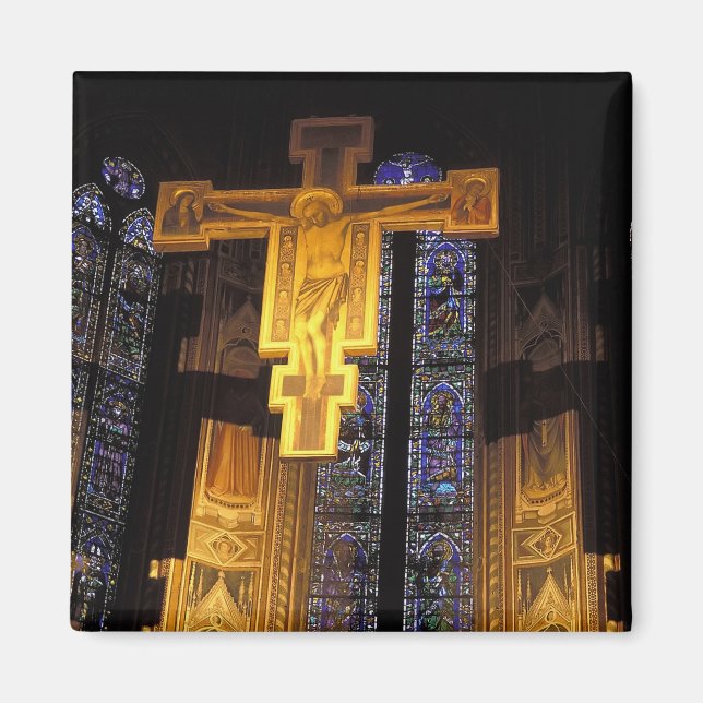 Aimant Crucifix au-dessus du Haut-autel à Père Noël (Devant)