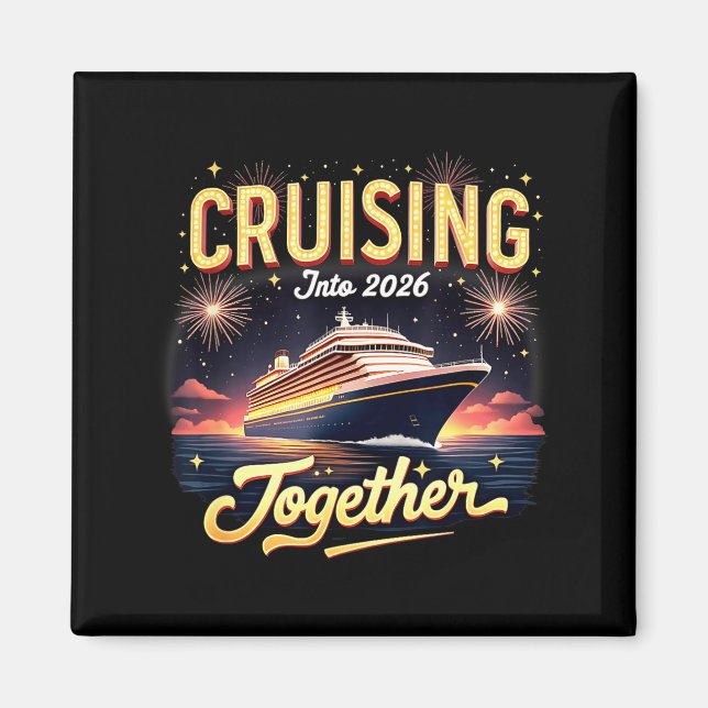Aimant Cruising Into 2026 Together New Year Cruise Ship V (Devant)