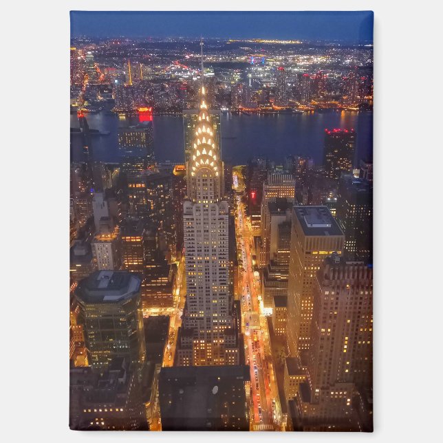 Aimant Crysler Building at night (Recto)