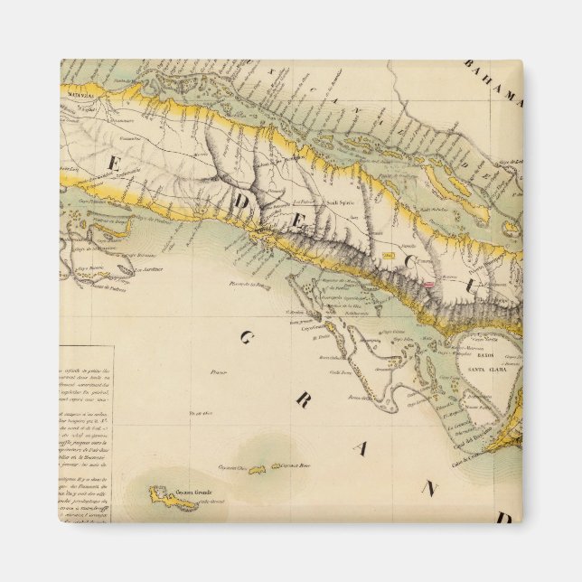 Aimant Cuba Jamaïque 67 (Devant)