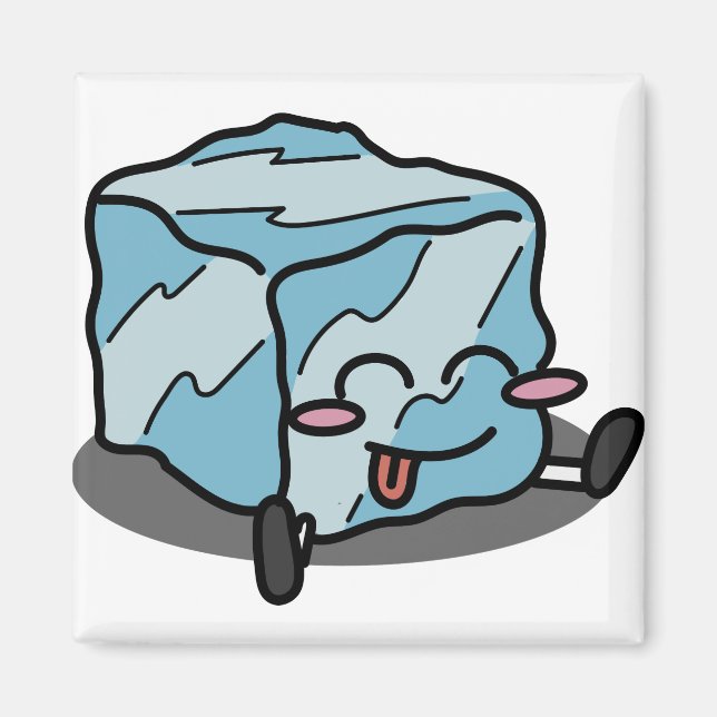 Aimant Cube de glace mec (Devant)
