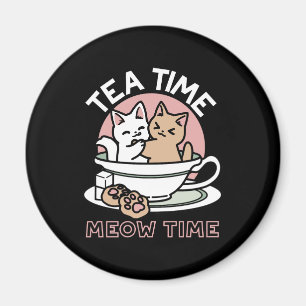 Aimant Cuddin en coupe - Tea Time adorable