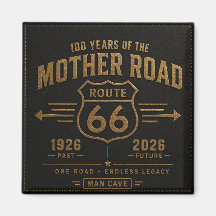 Cuir Noir 100 Ans de la Route Mère
