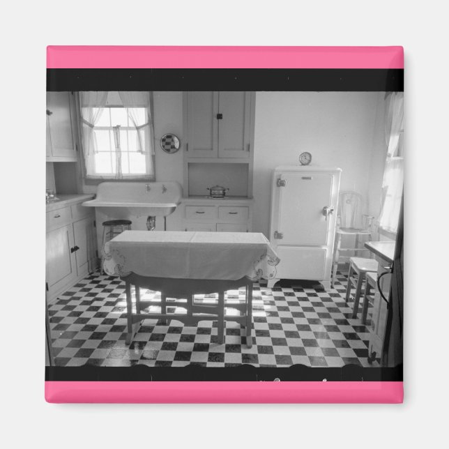 Aimant Cuisine agricole de l'ère de la dépression (Devant)