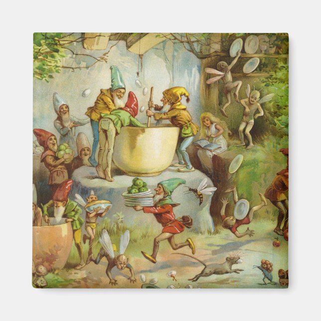 Aimant Cuisine Dans La Cuisine Gnome (Devant)