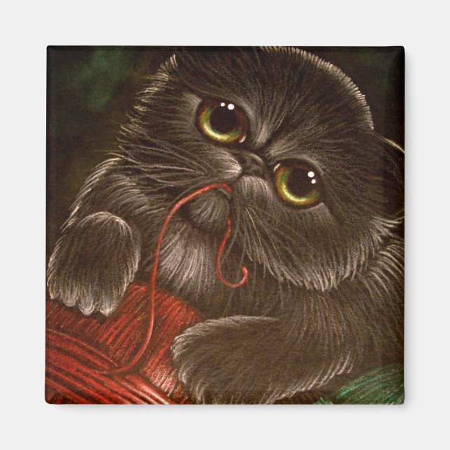 AIMANT CUISINE NOIRE CAT AMATEUR DE VACANCES (Devant)