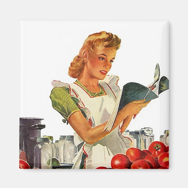 Aimant ~ CUISINE RETRO Mi-siècle Maison Canning (Devant)