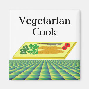 Aimant Cuisinier végétarien