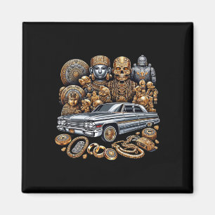 Aimant Culture de rue mexicaine Lowrider Latino Cinco De 