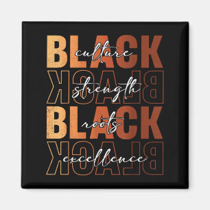 Aimant culture noire force racines excellence noire
