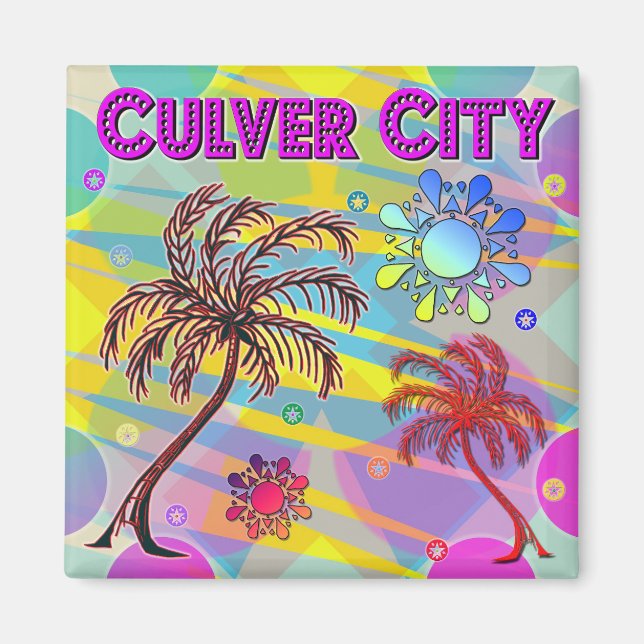 Aimant Culver City Joyeux et l'aimant de l'espoir (Devant)