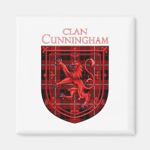 Aimant Cunningham Tartan Scottish Plaid Lion Rampant