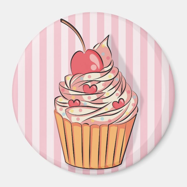 Aimant Cupcake (Devant)