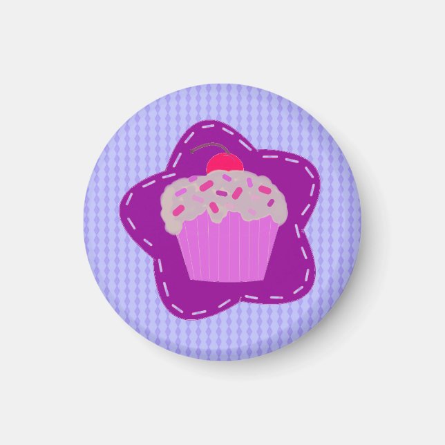 Aimant Cupcake congelé (Devant)