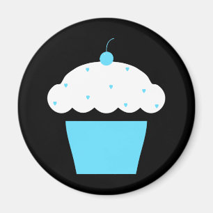 Aimant cupcake de cerise