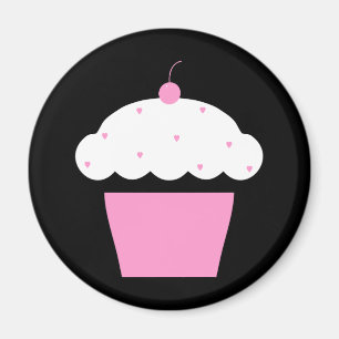 Aimant cupcake de cerise