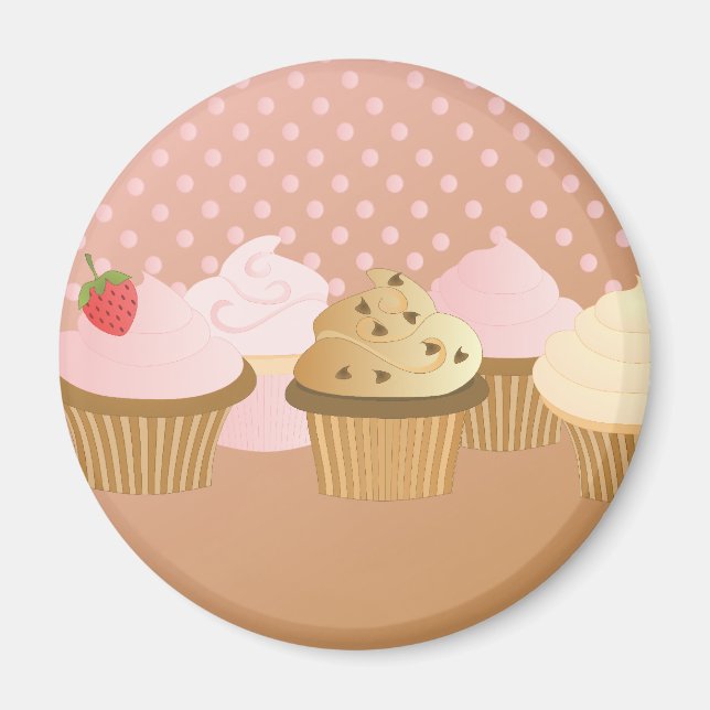 Aimant cupcakes (Devant)