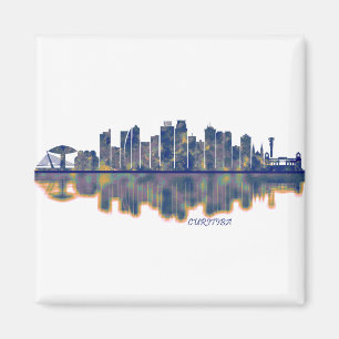 Aimant Curitiba Skyline