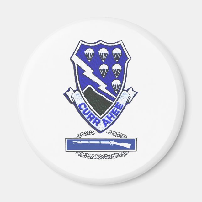 Aimant Currahee Patch & CIB (Devant)