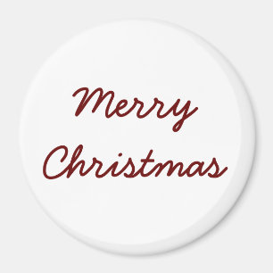 Aimant custom add your text christmas