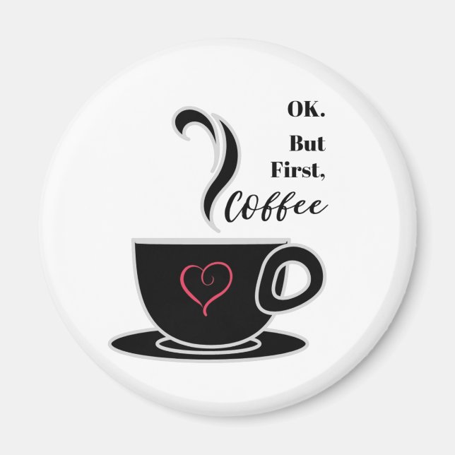Aimant Custom coffee (Devant)