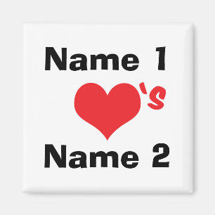 Aimant Custom Nous sommes amoureux