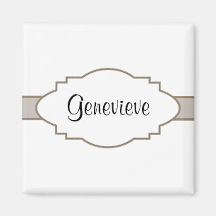 Aimant Customisez-le ! Plaque signalétique