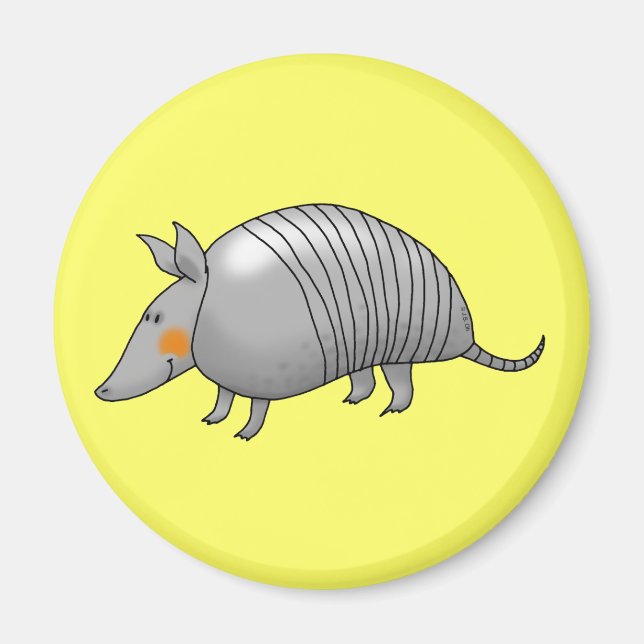 Aimant Cute armadillo (Devant)