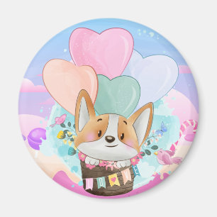 Aimant Cute Corgi