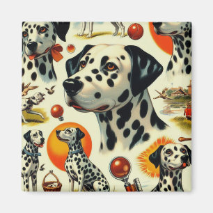 Aimant Cute Dalmatien sans joint