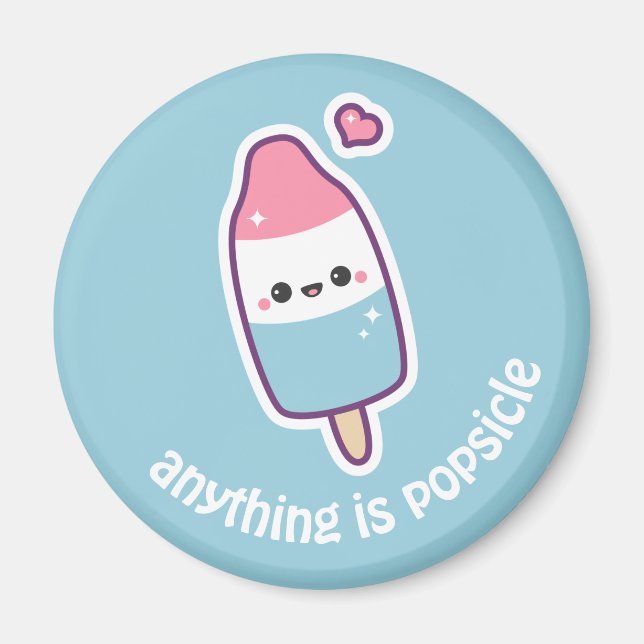 Aimant Cute Funny Popsicle (Devant)