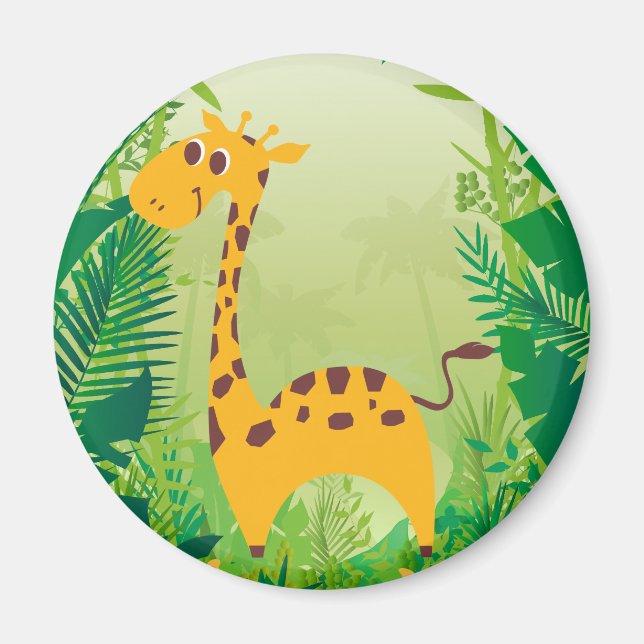 Aimant Cute Giraffe (Devant)