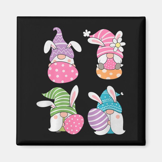 Aimant Cute Gnomes Premium Tri-blend  (Devant)