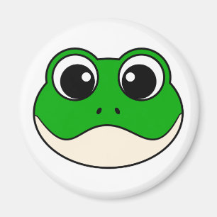 Aimant Cute grenouille souriante