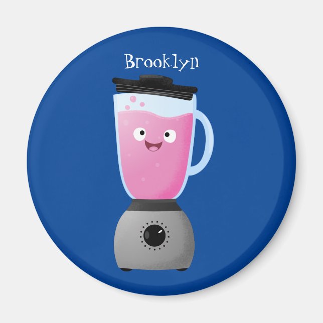 Aimant Cute happy food mixender cuisine appareil dessin a (Devant)