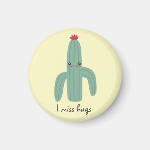 Aimant Cute Kawaii Cactus manque de seringues