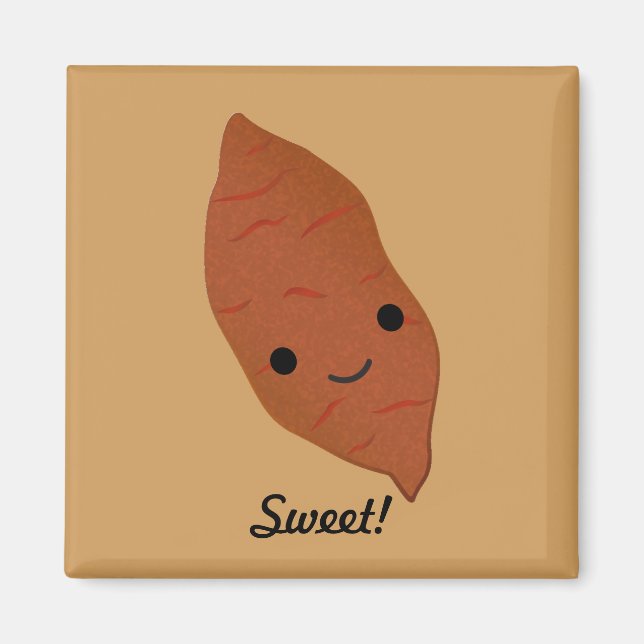 Aimant Cute Kawaii Pomme de terre sucrée (Devant)