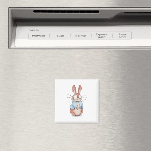 Aimant Cute lapin (In Situ (Lave-vaisselle))