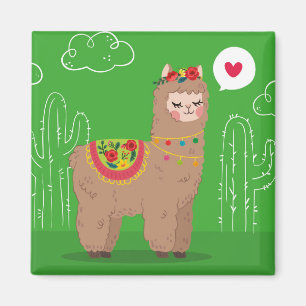 Aimant Cute Llama
