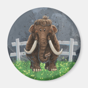 Aimant Cute Mastodon