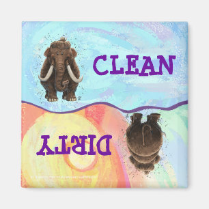 Aimant Cute Mastodon