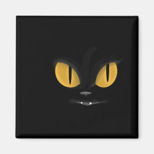 Aimant Cute Mischievous Chat Noir avec les doigts