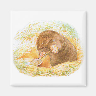 Aimant Cute Mole (Animal Art for Kids) (Beatrix Potter)