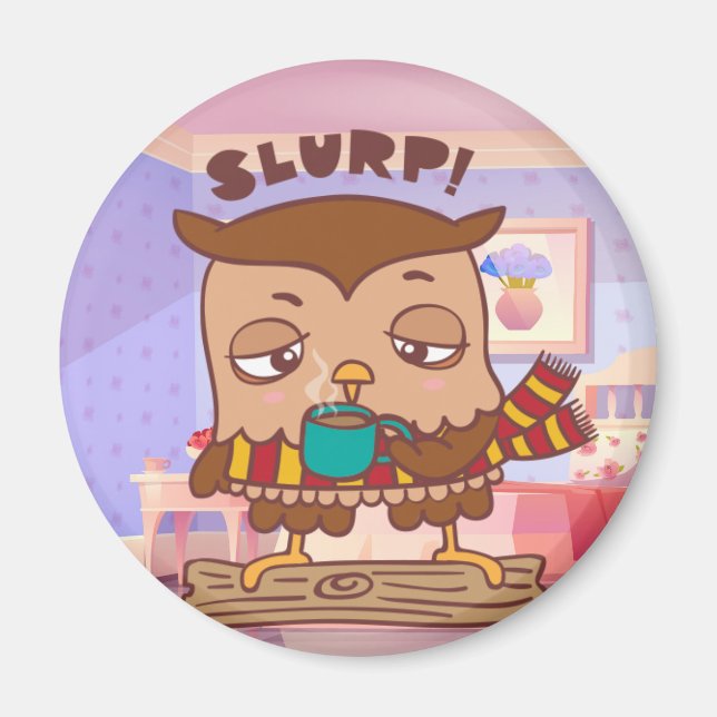 Aimant Cute Owl (Devant)